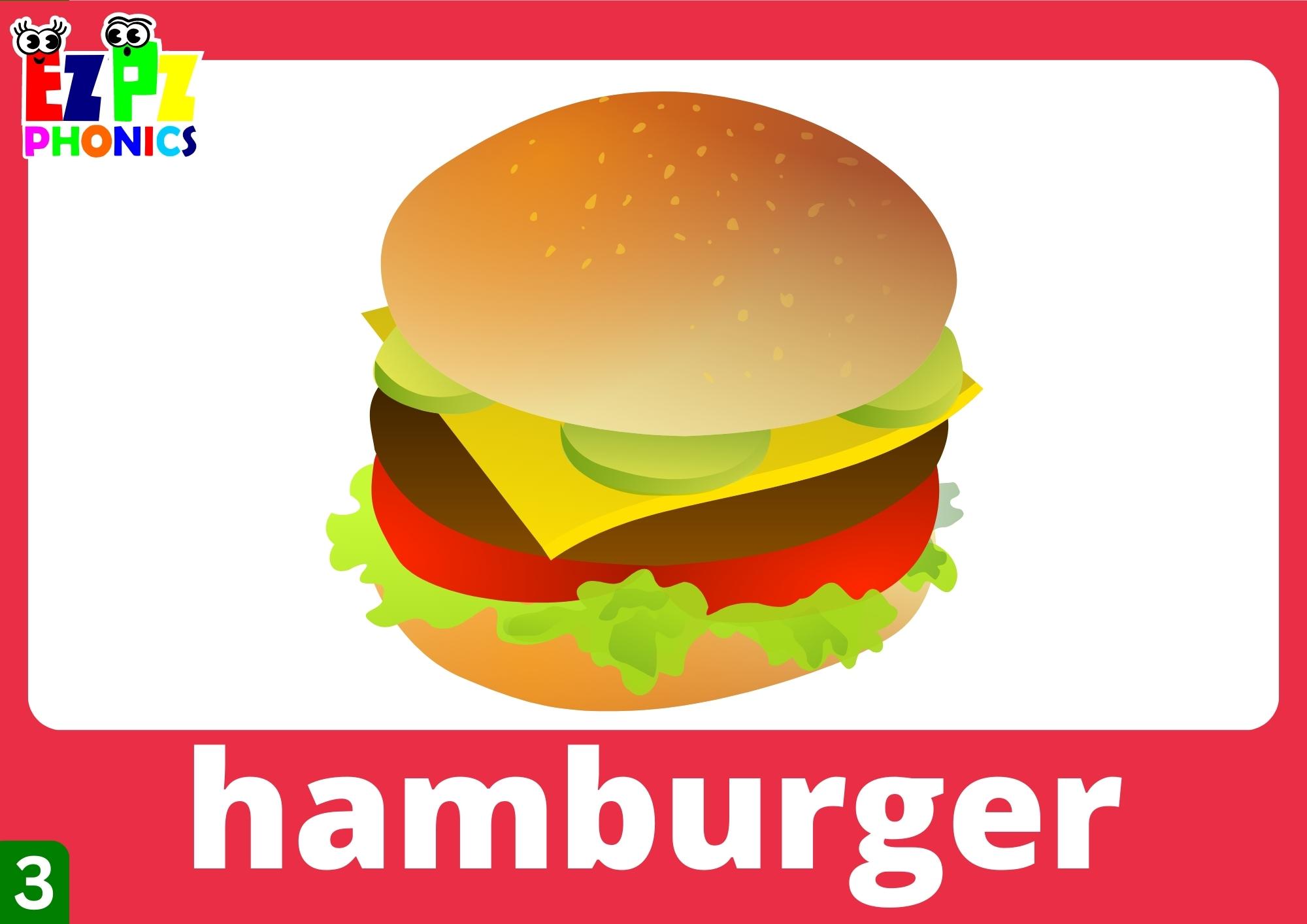 Letter Hh Words Phonics Flashcards with Images and Words Free Printable PDF or View Online For Homeschool Parents and Teachers to Teach Kindergarten and Preschool Children Group 3